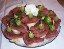 Kalte Platte mit Zunge