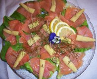 Lachsplatte Partyservice