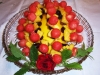 Obstplatte mit Mango und Mellone